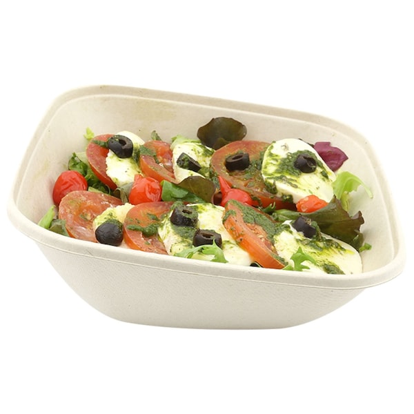 Abena Containers, To-Go, Rectangular Tray/Bowl, 25 Oz For use with No 133227, PK300 133226 - main